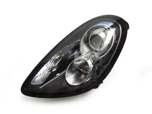 Headlamp. Porsche 981 Boxster / 981C Cayman - RHD (Right hand drive) - 98163111306, 98163111406, 98163111307, 98163111408, 98163111307, 98163111408